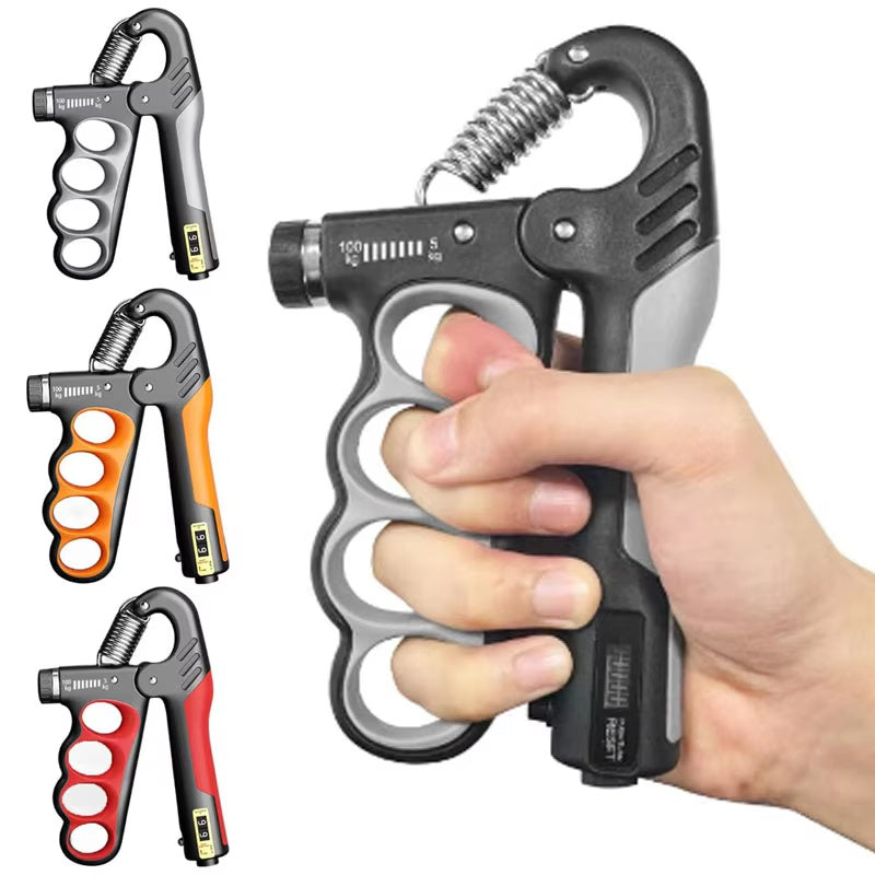 Hand Grip Regolabile 5-100kg – Potenzia Muscoli, Polsi e Mani | Accessorio Fitness per Palestra ed Esercizi a Casa