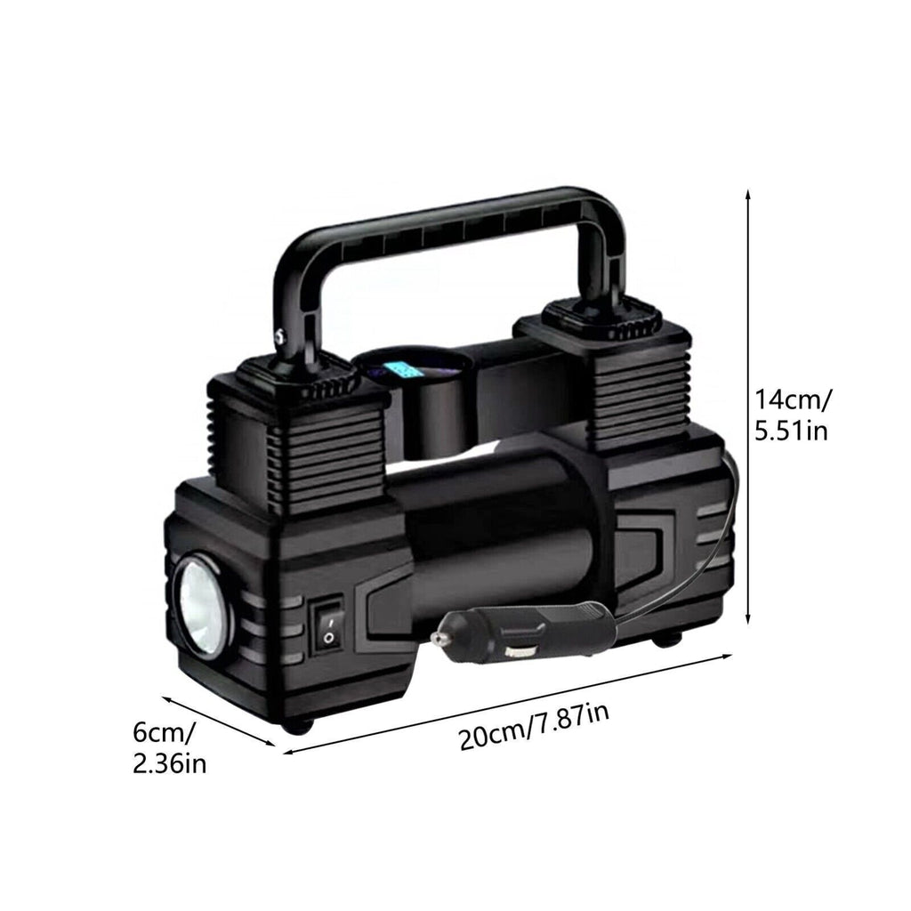 Air Compressor 12V Heavy Duty Portable Electric Car Tyre Inflator 150PSI