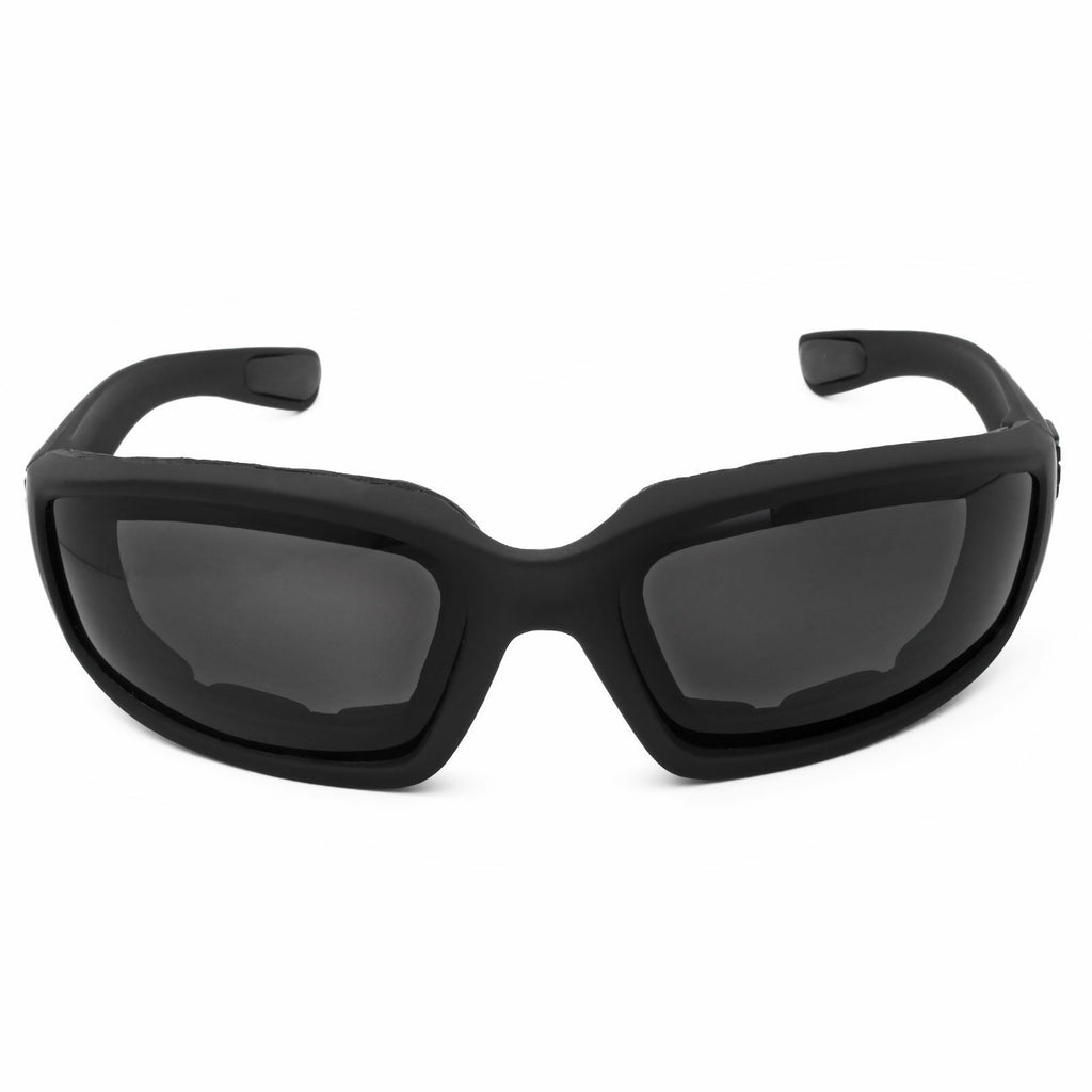 Cycling Sunglasses Chopper Outdoor Sports Glasses For Men Wrap Around UV400 Protection For Fishing Driving Glasses Windproof Gray Lens