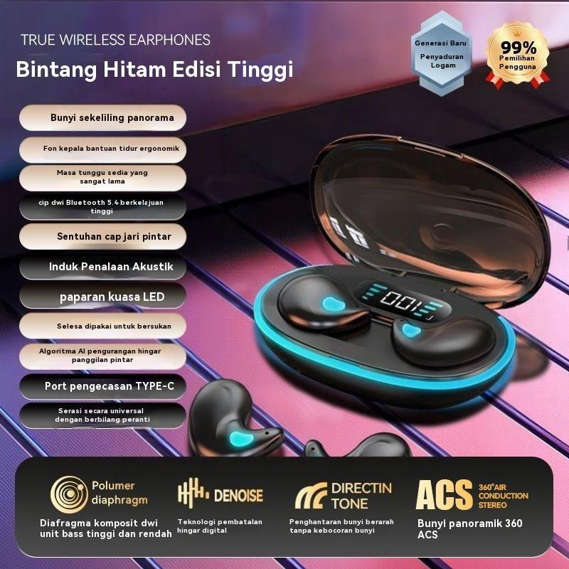 X55 Sleep Earphones Mini Painless Call High-quality Bluetooth 5.4 Earphones Universal Long Battery Life