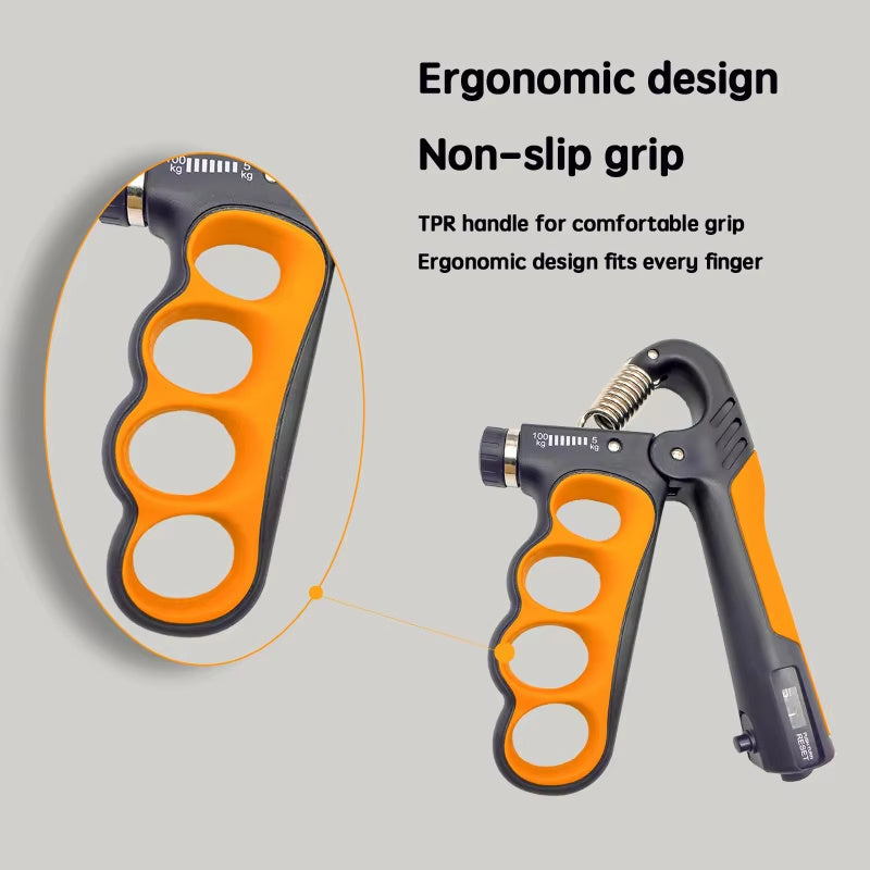 Hand Grip Regolabile 5-100kg – Potenzia Muscoli, Polsi e Mani | Accessorio Fitness per Palestra ed Esercizi a Casa