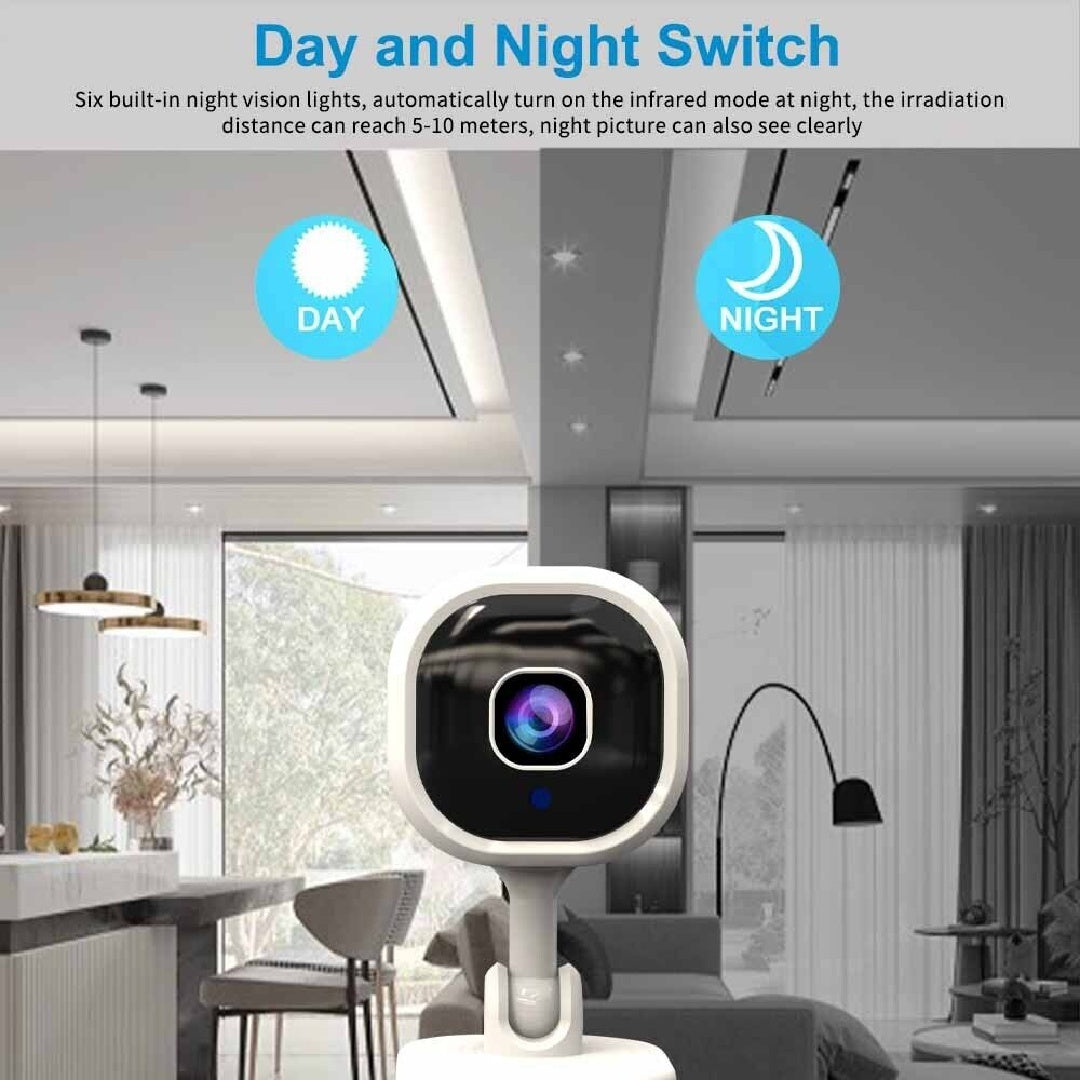 1080P HD Security IP CCTV Wireless WiFi Home Indoor Night Vision Cam