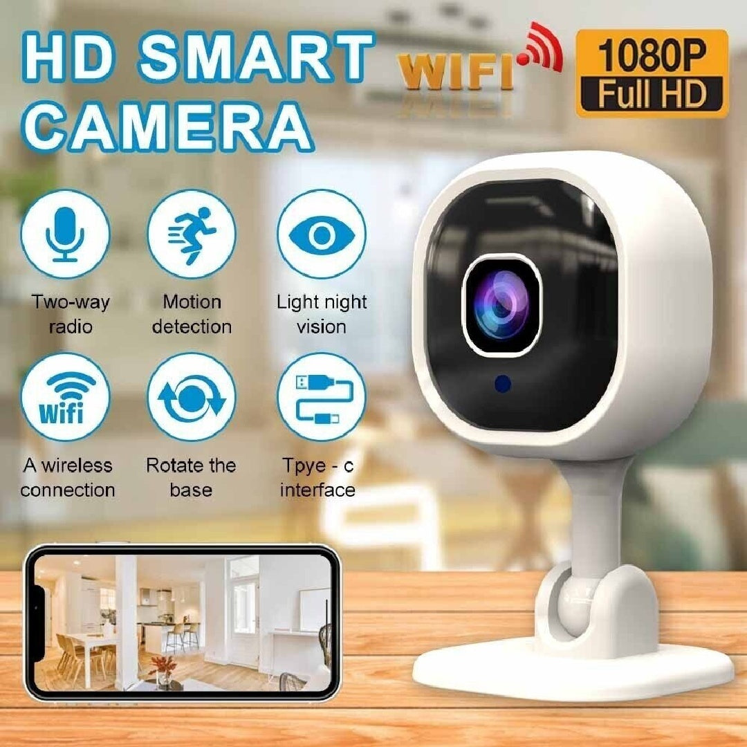 1080P HD Security IP CCTV Wireless WiFi Home Indoor Night Vision Cam